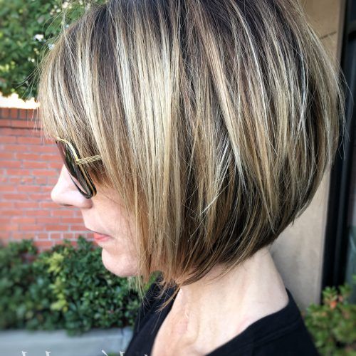 Silver Balayage Bob Haircuts With Swoopy Layers (Photo 5 of 20)