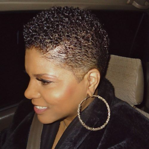Curly Black Tapered Pixie Hairstyles (Photo 2 of 20)