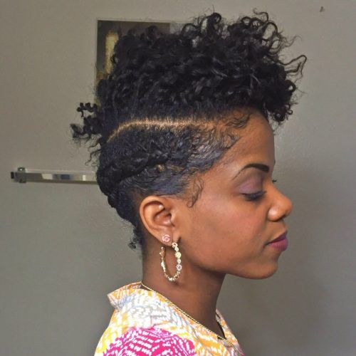 Braided Updo Hairstyles For Short Natural Hair (Photo 10 of 15)