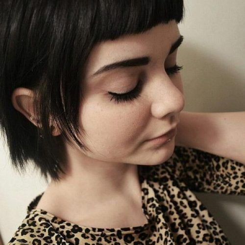 Short Hairstyles With Blunt Bangs (Photo 3 of 20)
