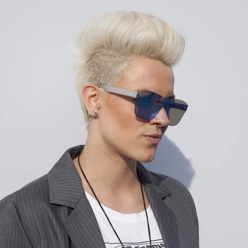 Spiked Blonde Mohawk Hairstyles (Photo 8 of 20)
