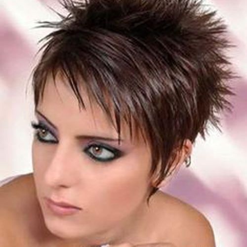 Spiky Gray Pixie Haircuts (Photo 8 of 20)