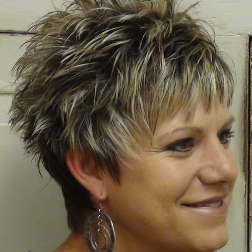 Spiky Gray Pixie Haircuts (Photo 14 of 20)