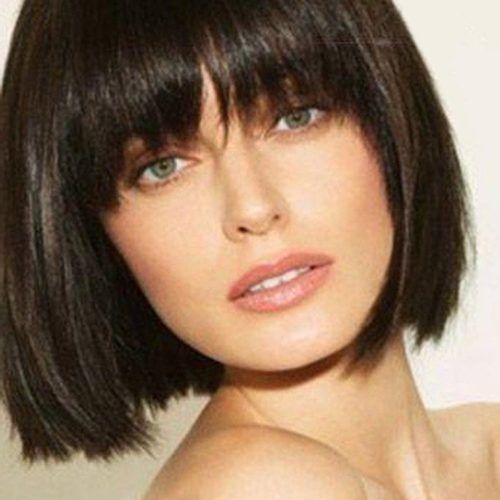 Straight Bob Hairstyles With Bangs (Photo 2 of 20)