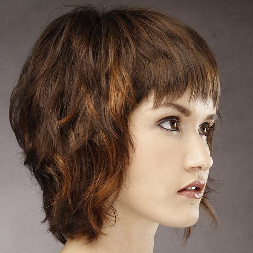 Shag Hairstyles With Messy Wavy Bangs (Photo 13 of 20)