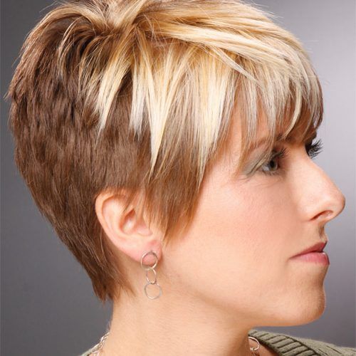 Curly Pixie Hairstyles With Light Blonde Highlights (Photo 10 of 20)