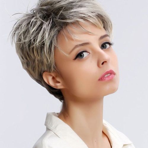 Gray Short Pixie Cuts (Photo 8 of 20)