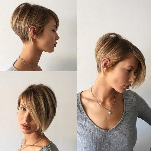 Short Tapered Bob Hairstyles With Long Bangs (Photo 1 of 20)