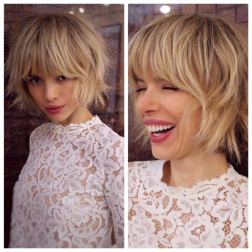 Short Bob Hairstyles With Long Edgy Layers (Photo 12 of 20)