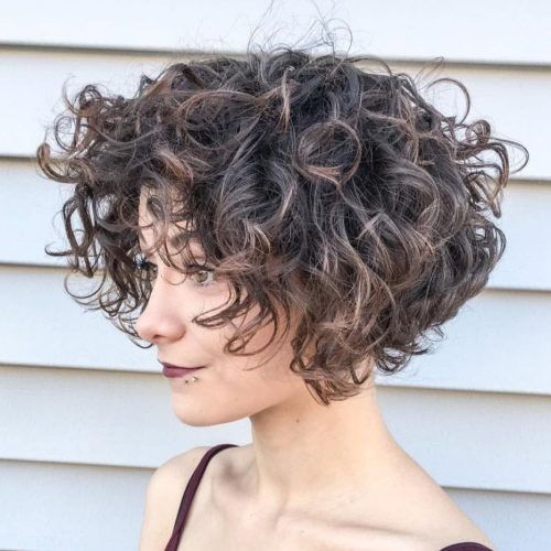Cute Short Curly Bob Hairstyles (Photo 7 of 20)