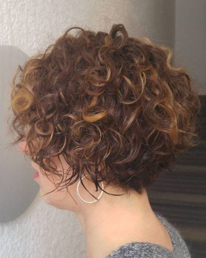 2024 Latest Short Loose Curls Hairstyles with Subtle Ashy Highlights
