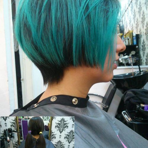 Aqua Green Undercut Hairstyles (Photo 20 of 20)