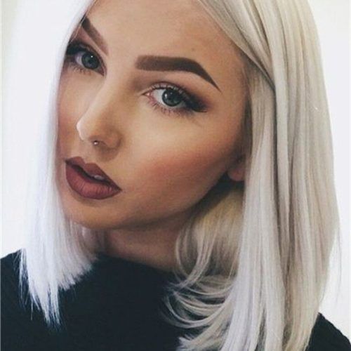 Chin-Length Bob Hairstyles With Middle Part (Photo 12 of 20)
