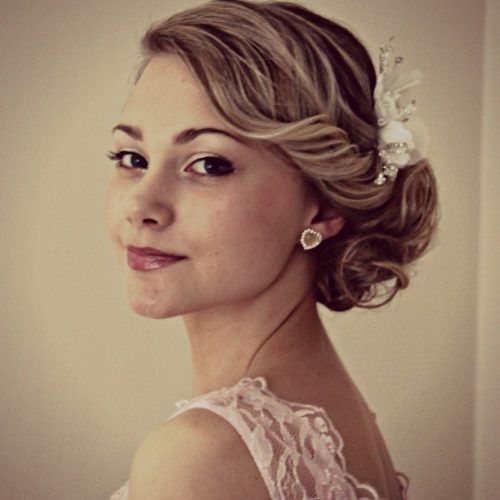 Wedding Hairstyles For Long Hair With Side Bun (Photo 13 of 15)