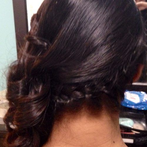 French Braid Hairstyles With Curls (Photo 9 of 15)