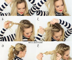 20 Ideas of Flowy Side Braid Ponytail Hairstyles