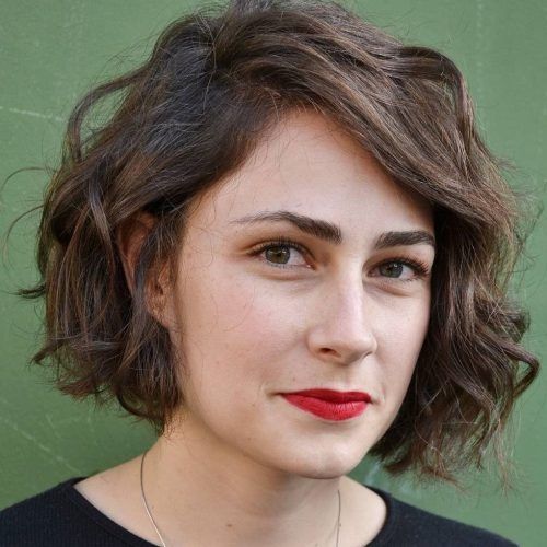 Side-Parted Messy Bob Hairstyles For Wavy Hair (Photo 1 of 20)