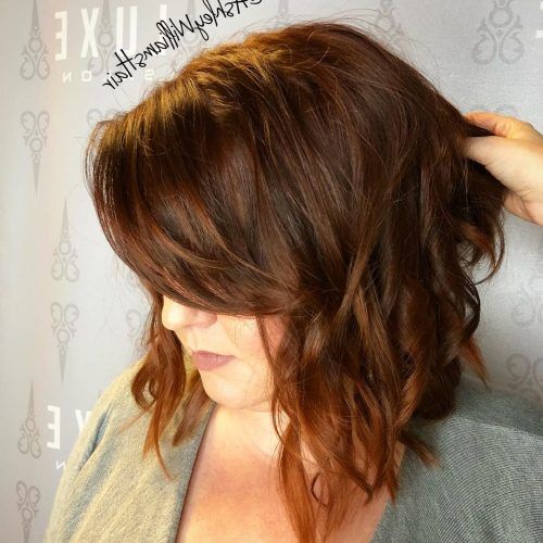 Volumized Curly Bob Hairstyles With Side-Swept Bangs (Photo 11 of 20)