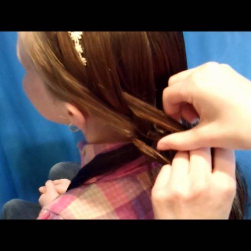 Side Swept Carousel Braid Hairstyles (Photo 15 of 20)