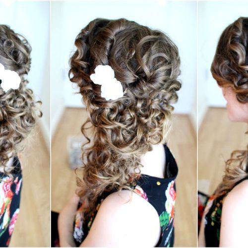 Long Side Swept Curls Prom Hairstyles (Photo 7 of 20)