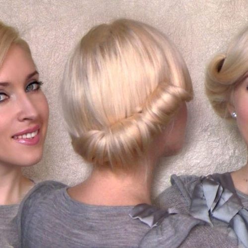 Easy Vintage Updo Hairstyles (Photo 4 of 15)