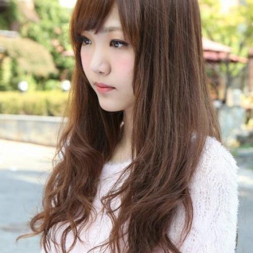 Korean Girl Long Hairstyles (Photo 6 of 15)