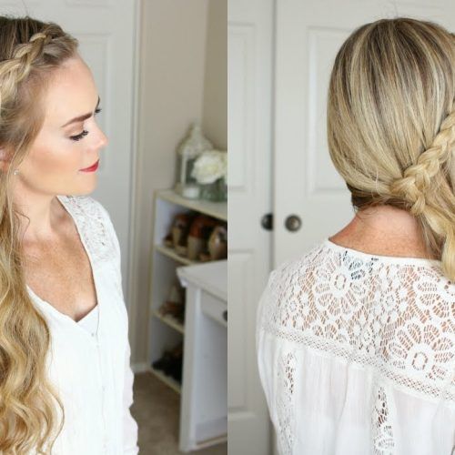 Side-Swept Braid Updo Hairstyles (Photo 5 of 20)