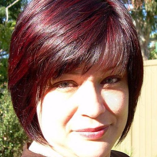 Short Hairstyles With Red Highlights (Photo 18 of 20)