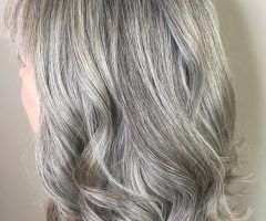 20 Inspirations Gray Hair Medium Hairstyles