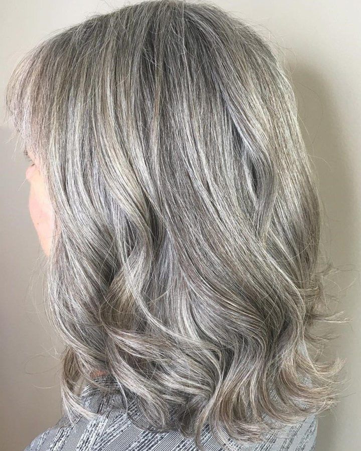 20 Inspirations Gray Hair Medium Hairstyles