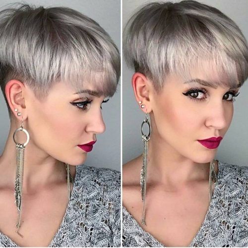 Sassy Silver Pixie Blonde Hairstyles (Photo 3 of 20)