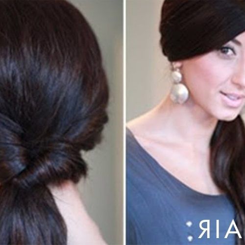 Fancy Updo With A Side Ponytails (Photo 8 of 20)