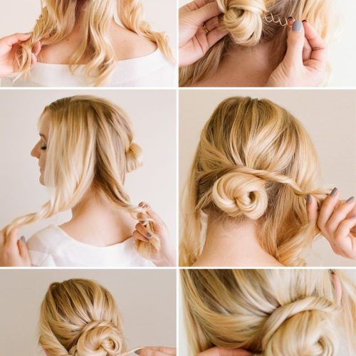 Easy Updo Hairstyles For Short Hair (Photo 13 of 15)