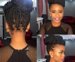 15 Inspirations Single Braid Updo Hairstyles