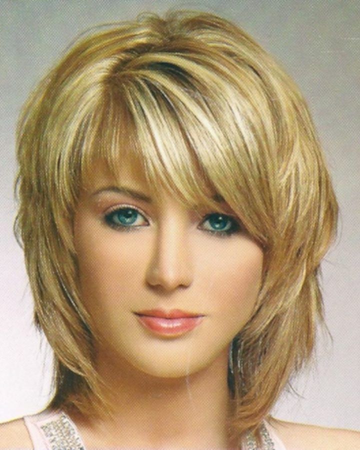 20 Best Collection of Medium Hairstyles Layered Around Face