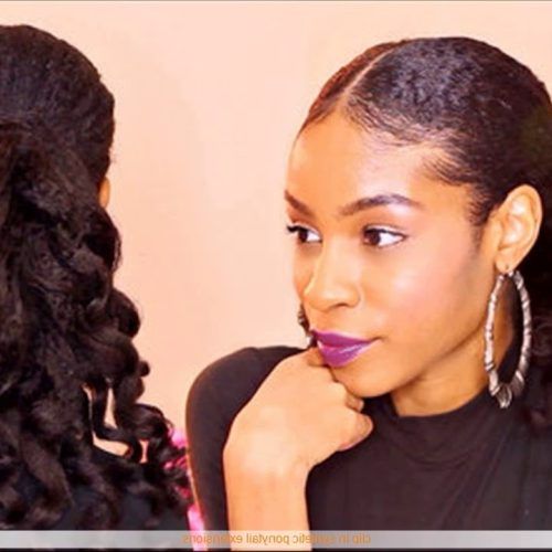 Sleek And Chic Ringlet Ponytail Hairstyles (Photo 1 of 20)
