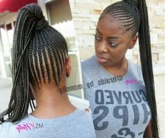 20 Best Collection of Curved Goddess Braids Hairstyles