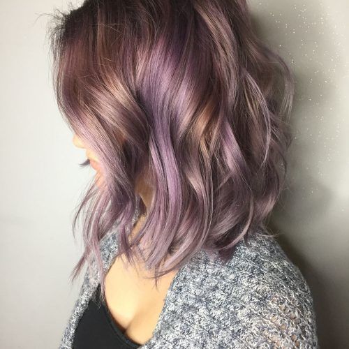 Lavender Haircuts With Side Part (Photo 10 of 20)