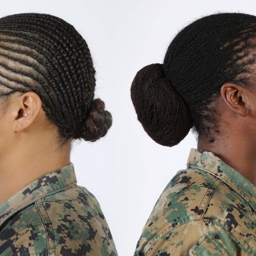 Tightly Coiled Gray Dreads Bun Hairstyles (Photo 19 of 20)