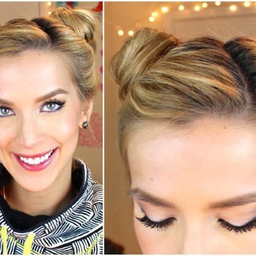 Double Mini Buns Updo Hairstyles (Photo 11 of 20)