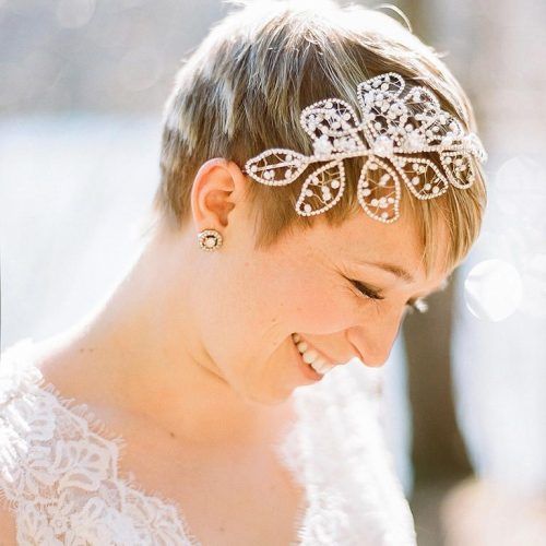 Neat Bridal Hairdos With Headband (Photo 13 of 20)