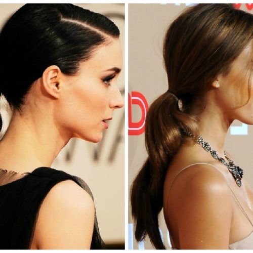 Stylish Low Pony Hairstyles With Bump (Photo 17 of 20)
