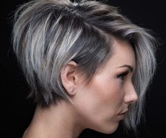 20 Photos Stacked Blonde Balayage Pixie Hairstyles for Brunettes