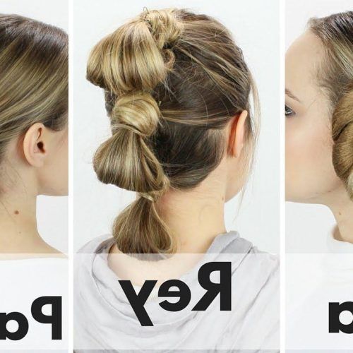 Triple Under Braid Hairstyles With A Bun (Photo 7 of 20)