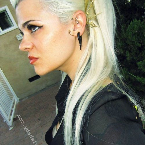 Messy Blonde Ponytails With Faux Pompadour (Photo 19 of 20)