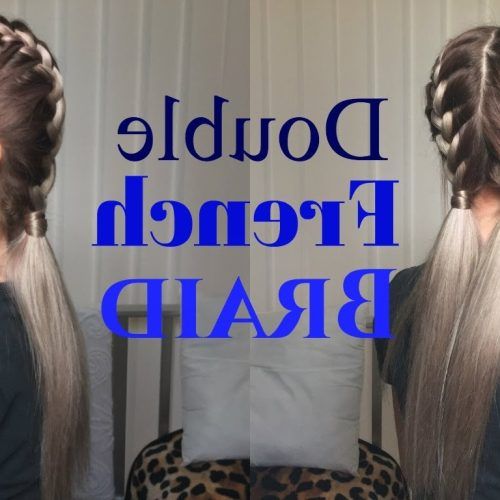 Double French Braids And Ponytails (Photo 2 of 15)
