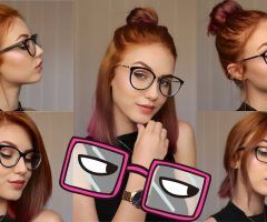 20 Photos Medium Hairstyles for Girls with Glasses