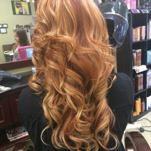 Marsala To Strawberry Blonde Ombre Hairstyles (Photo 2 of 20)