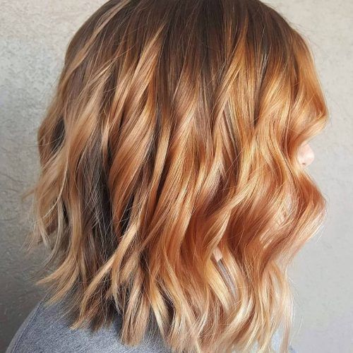 Marsala To Strawberry Blonde Ombre Hairstyles (Photo 12 of 20)