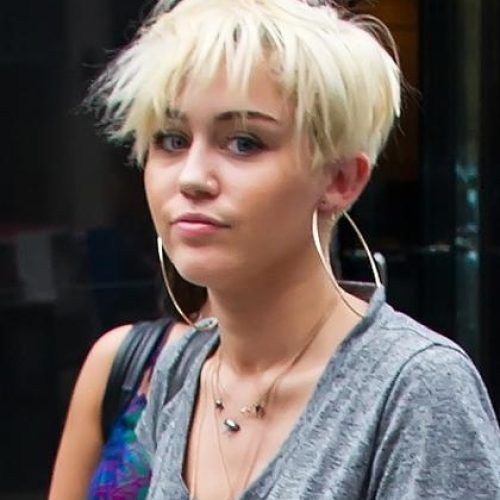Miley Cyrus Pixie Haircuts (Photo 12 of 20)